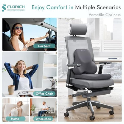 Seat Cushion & Lumbar Support Pillow