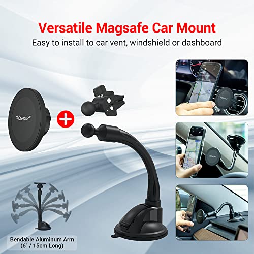 for MagSafe Car Windshield Mount Magnetic Holder