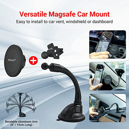 for MagSafe Car Windshield Mount Magnetic Holder