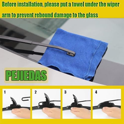OEM Quality Front Wiper Blades (2 Count)