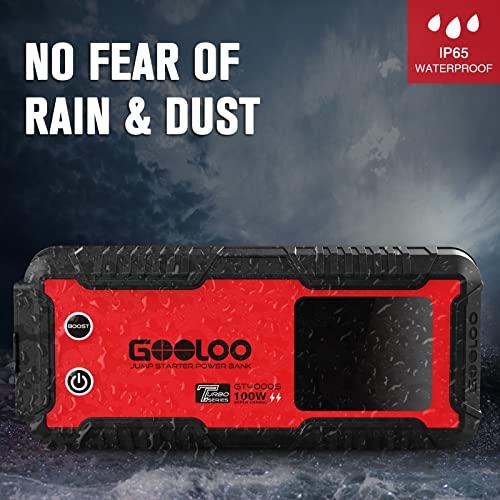GT4000S 12V 4000A Peak Jump Starter with 100W Two