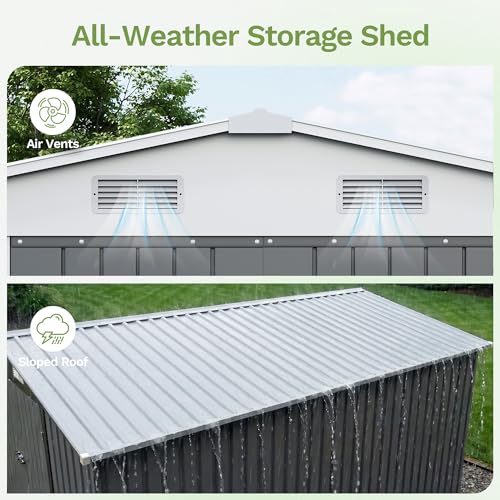10x12 FT Outdoor Storage Shed