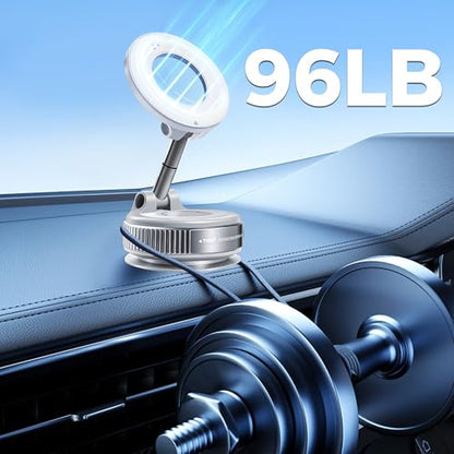 Vacuum Magnetic Phone Holder for Car 360° Adjustable Magsafe Car Mount