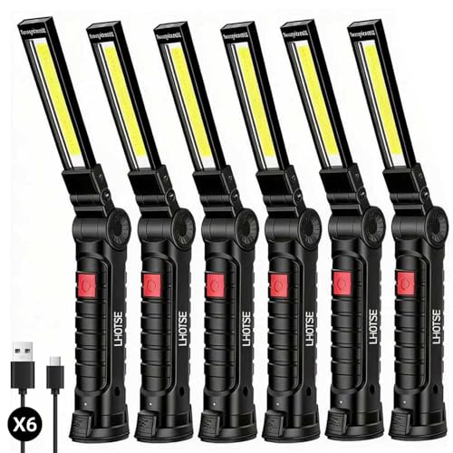 Rechargeable LED Work Light (6 Count)