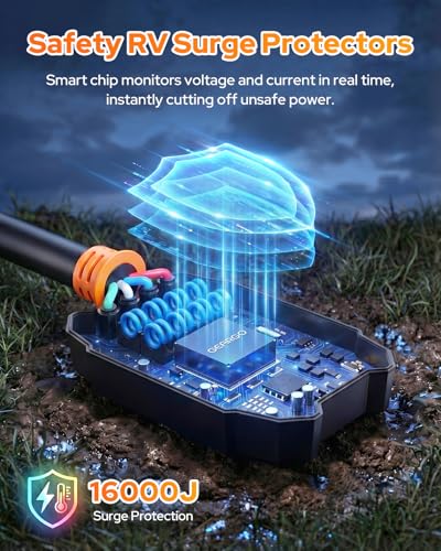 Smart RV Surge Protector 30 amp with 16