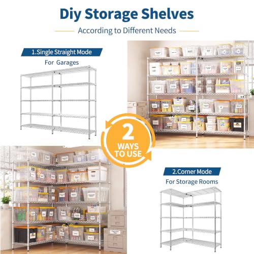 Chrome Metal Shelving