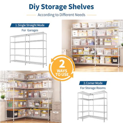 Chrome Metal Shelving