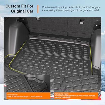 Fuel Cargo Mat Trunk Mat Compatible with 2017