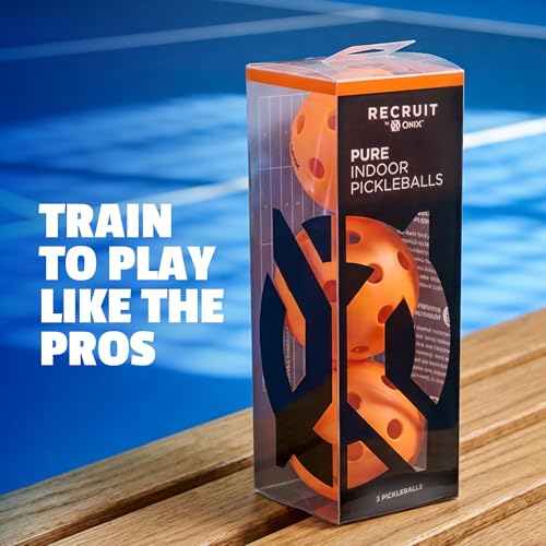 Recruit Ready‑to‑Play Indoor Pickleball Balls (3 Count)