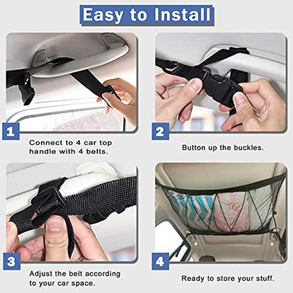 Car Ceiling Storage Net