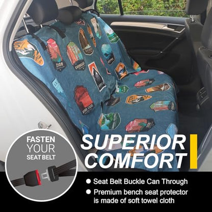 Back Seat Cover for Car Trucks Van SUV Jeep