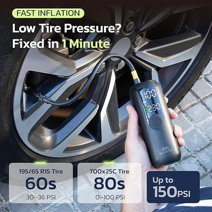 Bike Pump Portable Air Compressor for Cars & Bikes
