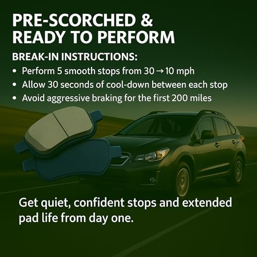 Front Semi Metallic Brake Pads