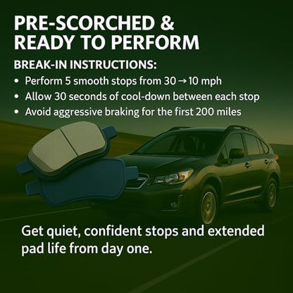 Rear Ceramic Brake Pads