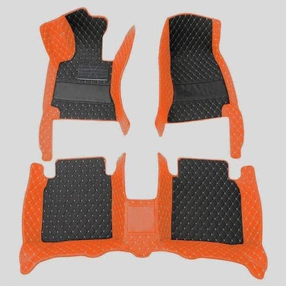 Custom All Weather Protection Luxury Leather Floor Mats for Cars SUVs Trucks According Anti
