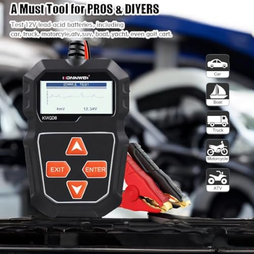 KW208 Car Battery Tester 12V