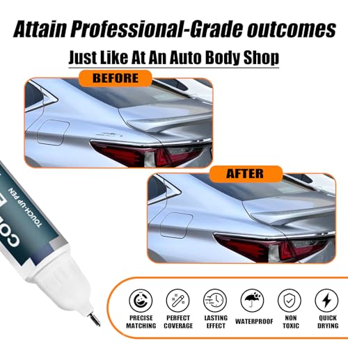 Iridium(1L2) Touch Up Paint for Lexus, Car Paint Pen Scratch Repair Two-In-One Touch Up Paint, Premium Car Scratch Remover for Deep Scratches
