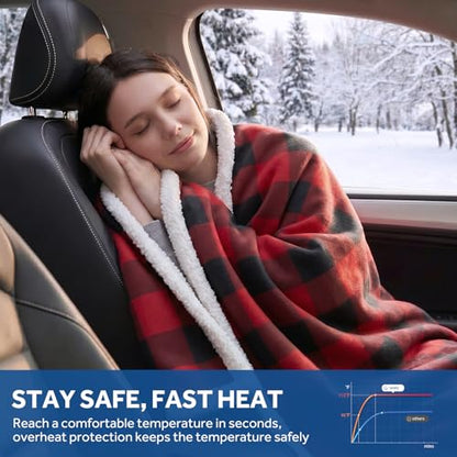 12 Volt Heated Car Blanket
