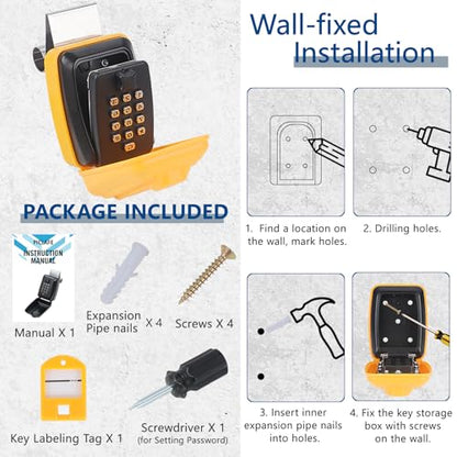 Car Window Punch Button Lock Box