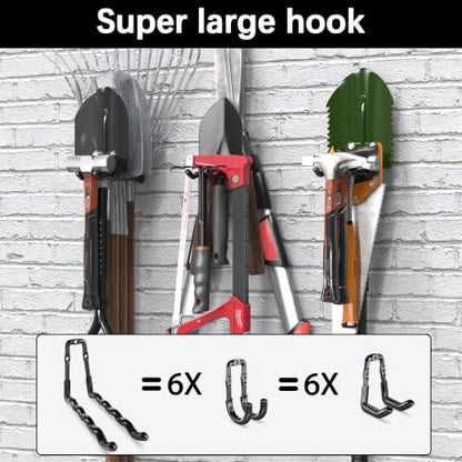Super Heavy Duty Garage Wall Hooks 18 Pack (16 Count)