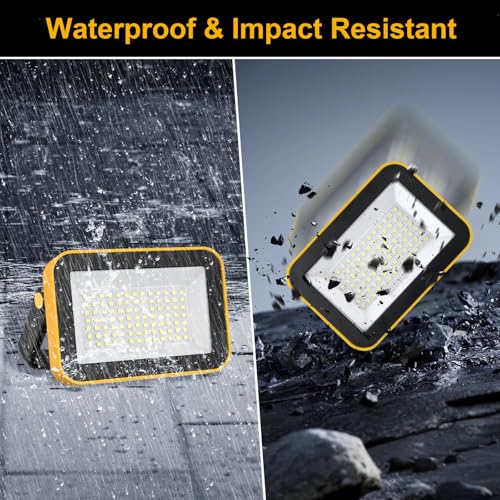 2 Pack 40W Rechargeable LED Work Lights (2 Count)