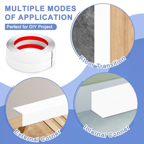 Wall Corner Protector Moulding Trim Peel and Stick (40 Foot)