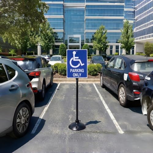 Heavy Duty Cast Iron Sign Post Base Kit