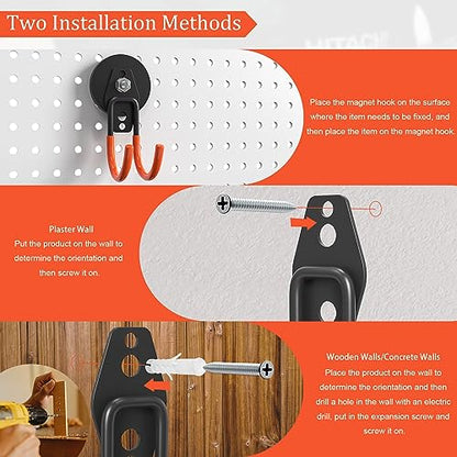 Heavy Duty Magnetic Garage Hooks