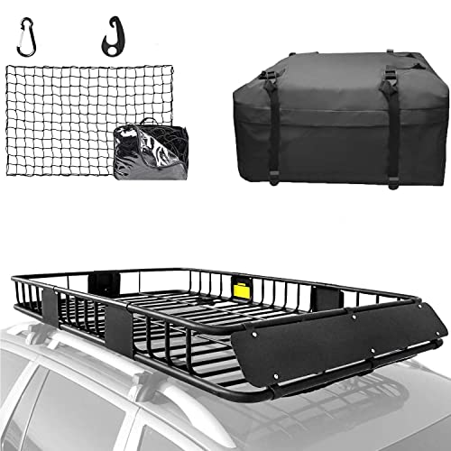 Roof Rack Basket with Extension