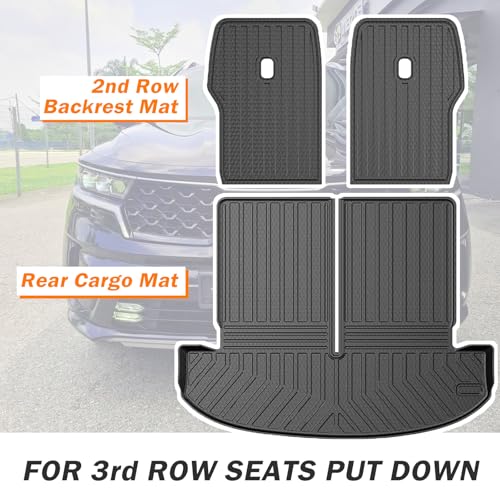 Trunk Cargo Mat for Kia Sorento 2021 (3 Count)