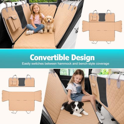 Dog Car Seat Covers for Back Seat