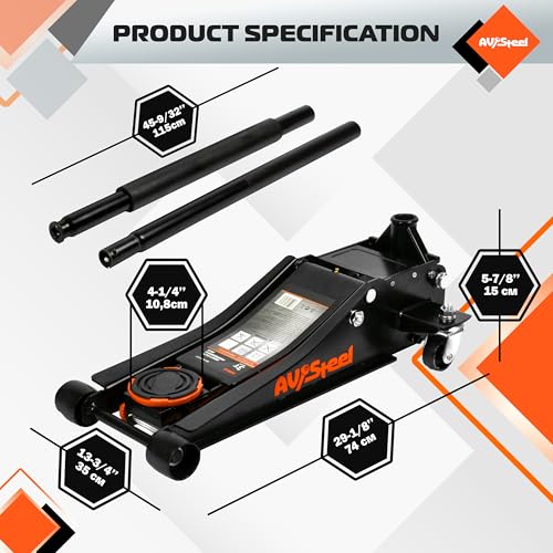 Low Profile Floor Jack 3 Ton