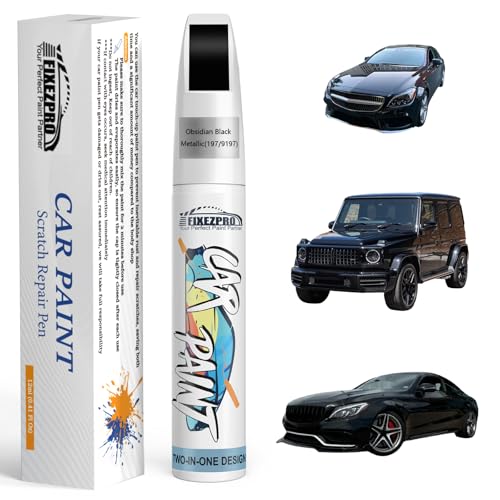 197 9197 Obsidian Black Metallic Car Touch Up Paint for Mercedes