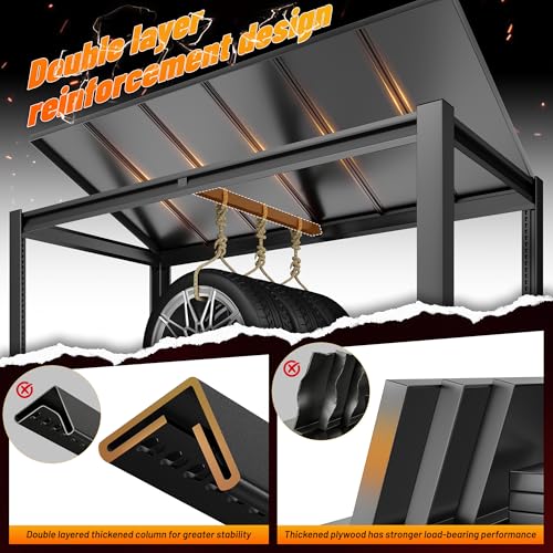 84.1" H Garage Shelving