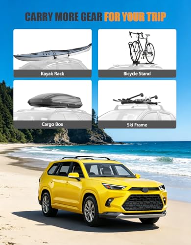Roof Rack Cross Bars for Toyota Grand Highlander 2024