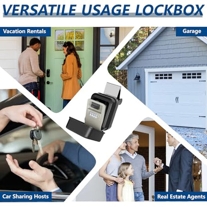 Car Window Lock Box with Light Up Dials