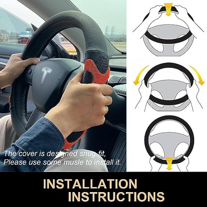 Comfy Grip Steering Wheel Cover for Tesla Model Y