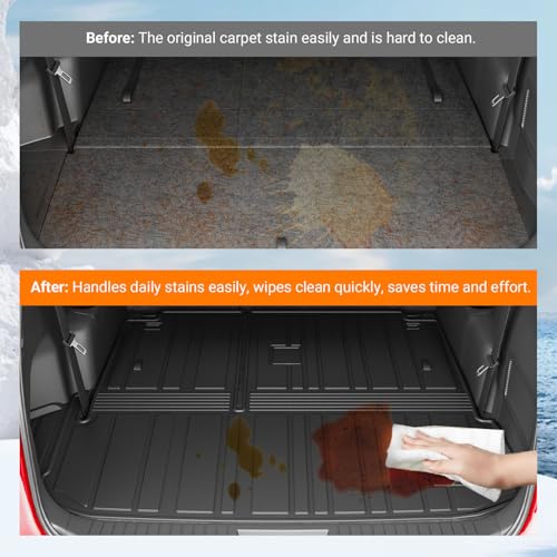 Cargo Mat with Backrest Mat Compatible with 14
