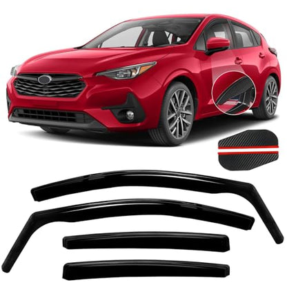 in Channel Window Rain Guards Fit for 2017 (4 Count)
