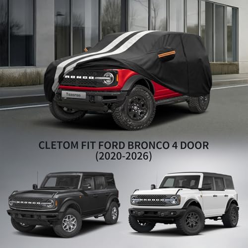 Multi Layer Car Cover Custom Fit for Ford Bronco 4 Door