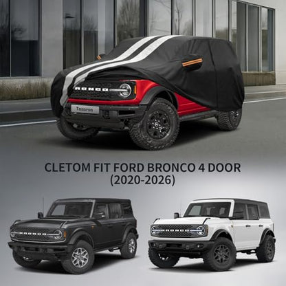 Multi Layer Car Cover Custom Fit for Ford Bronco 4 Door