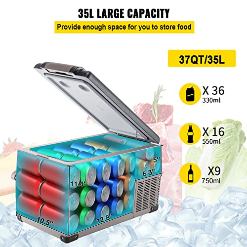 Portable Refrigerator 37 Quart