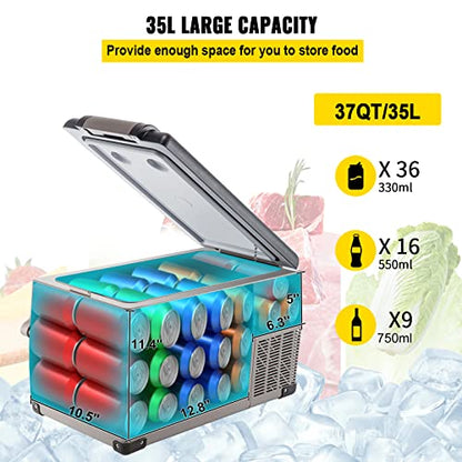 Portable Refrigerator 37 Quart