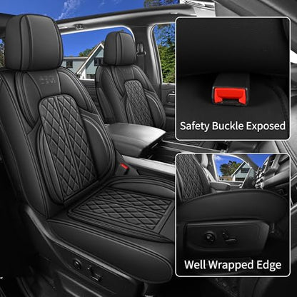 Car Seat Cover Custom Fit for Dodge Ram 1500 2500 3500 2002 (2 Count)