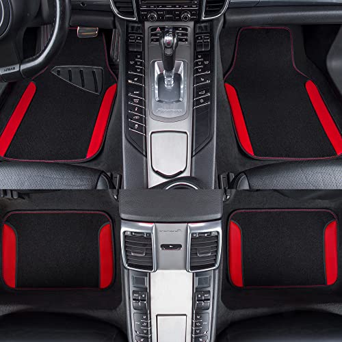 Rainbow Waterproof Universal Fit Faux Leather Car Carpet