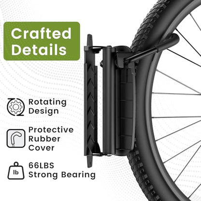 Swivel Bike Wall Mount [2 Pack] (2 Count)
