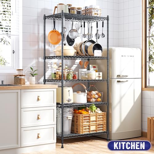 5 Tier Wire Shelving Unit (2 Count)