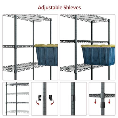 Outdoor Metal Storage Shelving Unit