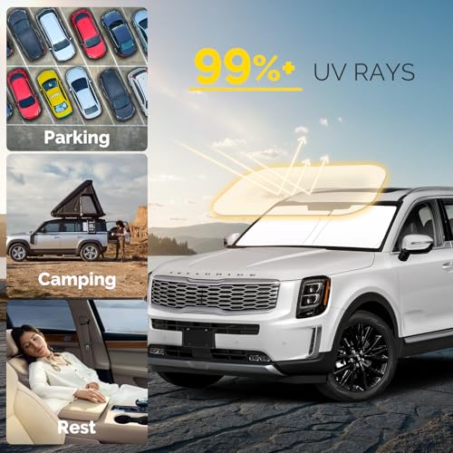 Windshield Sun Shade Compatible with 2020