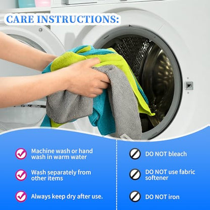 Microfiber Cleaning Cloth (24 Count)